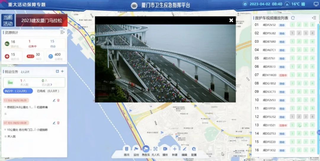辰安科技承建的“廈門衛(wèi)生應(yīng)急指揮平臺”為廈門國際馬拉松活動安全保駕護(hù)航